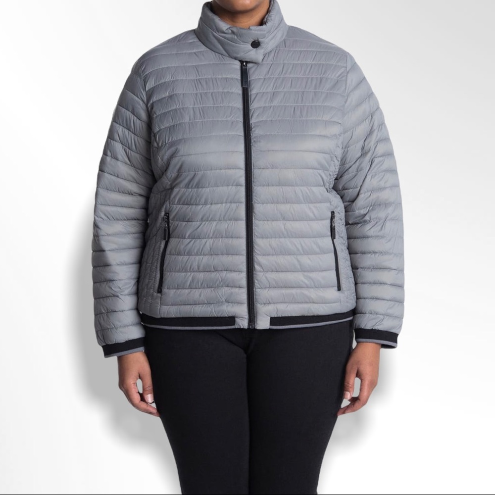 MARC NEW YORK PLUS SIZE PACKABLE PUFFER JACKET - Picture 3 of 3